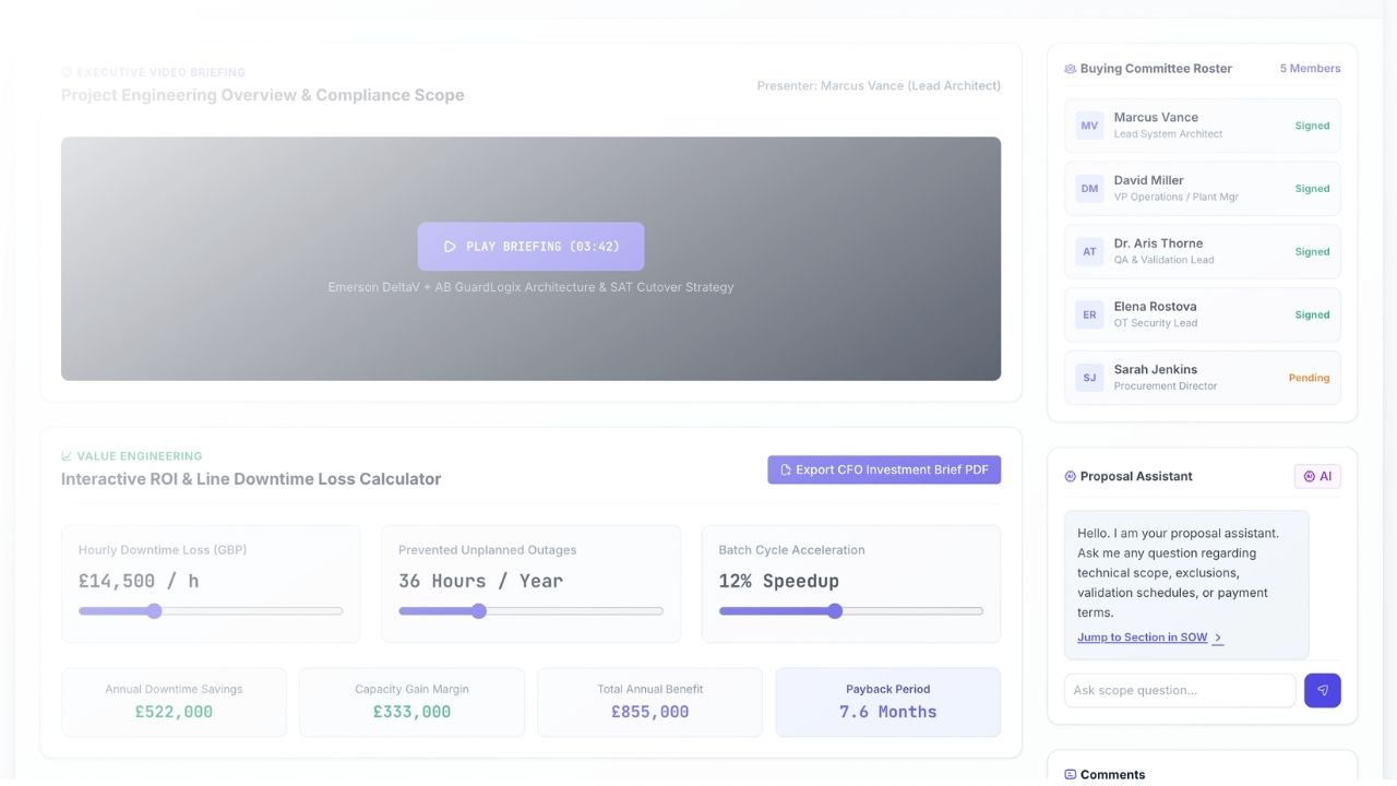 Commercial SOW Creator & Buyer Room Demo Asset